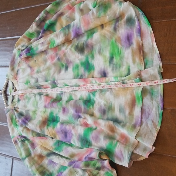 Pilcro Womens Pastel Color Longsleeve The Batwing Blouse By Anthropologie - Picture 8 of 14